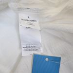 Cupshe Womens L White V-Neck & Curved Hem Button Up Cover-Up NEW Photo 9