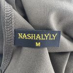 Nashalyly Olive Bodycon Midi Ruffle Sleeveless Cocktail Mermaid Dress Medium Green Photo 9