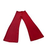 Veronica Beard  Red Wide Leg Sailor Pants Sz 10 High Waist Trousers Career Button Photo 3
