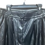 Princess Polly  Love Club Black Faux Vegan Leather Straight Pants Size 4 Photo 6