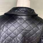 Topshop  “Quinn” Faux Leather Quilted Jacket Photo 7