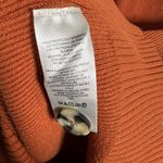 Free People  Oakleigh Ribbed Sweater Vest‎ Womens Sz S Cardigan Burnt Orange Boho Photo 5