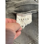 Ceros Jeans Women's Size 30 High Rise Cropped Boot Flare Gray Wash Denim Pants Photo 7
