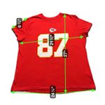Nike  Kansas City Chiefs Travis Kelce #87 Women’s Red T-Shirt XL NFL Photo 4