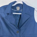 Anne Klein Mariner Royal Blue Button Front Vest 12 Photo 2