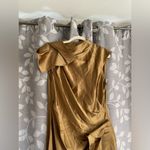 Acler Ramshaw Golden Moss Maxi Dress Gold Size 12 Photo 5