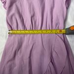 Lilac Purple Asymmetrical Ruffle Wrap Dress Size Small Easter Spring Photo 3