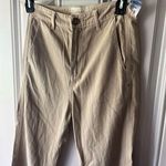The Great  high waisted 100% cotton cropped tan pants women’s new size 24 Photo 3