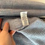 st. john's bay Vintage 90s St. John’s bay blue turtle neck cowl neck long sweater Photo 2