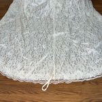 Gorgeous Vintage 1960s/70s Lace Gown & Crinoline Slip! Size 10 Photo 9