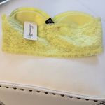 Forever 21 Yellow Lace Bandeau Top Photo 8