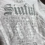 Sinful  Women's Top with Blue and Gray Design Photo 11