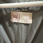 SO  Green Lace-Up Dress Photo 2