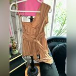 ZARA NWT  Asymmetric One Shoulder Wrap Halter Beaded Boho Top Photo 12