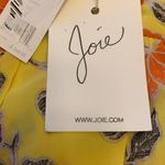 Joie  yellow silk wrap skirt. NWT Photo 14