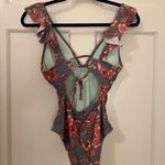 Cupshe Floral Ruffle One Piece Swimsuit Photo 2