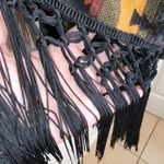 Wrangler Southwest Print Fringe Open Front Cardigan Size Medium Photo 2