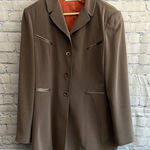 Tahari tan button up blazer jacket women’s size 10 Photo 0