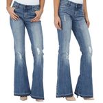 Kut From The Kloth Kut from the‎ Cloth Elena Super Flare Raw Hemmed Long Jeans sz 14 NWT Photo 1