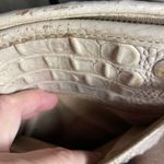 Brahmin  Crocodile-Embossed Melbourne Asher Beige Handbag Photo 8