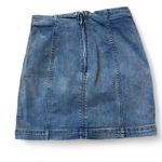 Free People Modern Femme Denim Mini Skirt Sz 6 Photo 3