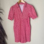 Boden red floral mini tea dress Size 4P Photo 1