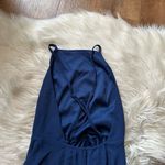 Lulus LULU’S Letter Of Love Navy Blue Backless Skater Dress Photo 5