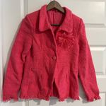 Frances Valentine Elle Fringe Blazer Pink Size XS Photo 0