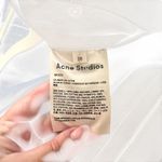 Acne Studios  Leather Moto Jacket Grey Sz‎ 38 (US 6) Photo 7