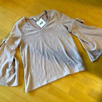 Jack by BB Dakota JACK BB Dakota Knit Sweater, Bell Sleeves, Pink, Size XS Photo 0