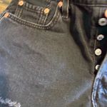 Levi's Levi’s 501 Black Denim Cut Off Shorts Daisy Dukes Distressed Frayed 29 Photo 3