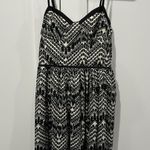 Delia's Flowy Black And White Sundress Photo 0