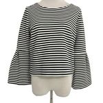 Karen Millen  Size 8  Top Blouse Long Sleeve Stripe Career Professional Photo 0