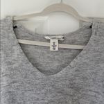 Loft H&M Heather Gray V-Neck Top Photo 1