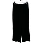 NYCC Flowy Wide Leg Business Casual Black Pants | Size Large Photo 3
