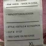 NWT KanCan Pink Denim Shorts Raw Hem Size XL Photo 4