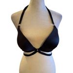 Victoria's Secret Women's The Hottie Halter Bikini Top 34C Black Underwire Photo 0