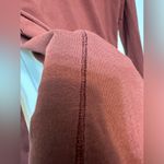 Long sleeve burgundy/brown soft tee shirt Red Photo 3