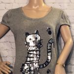 Funky People Metallic Cats Knit Dress Jrs XL Womens 8 Size undefined Photo 2