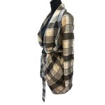 Matilda Jane NWT Womens XS Black Grey Plaid Check It Twice Jacket Sweater Coat Photo 12