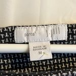 J Jill Women’s Boat Neck 3/4 Sleeves Ponte Knit Shift Dress Medium‎ Black/White Black Photo 2