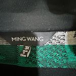 Ming Wang  Black and Green Knit Cardigan Photo 12