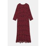 ZARA  Red & Black Animal Print Dress - S Photo 3