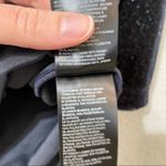 H&M  Blue Velvet Glittered Long Sleeve Mini Shift Party Dress Womens M Holiday Photo 5