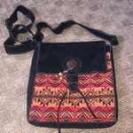 Black Red and Orange Aztec Ecuador Crossbody Purse Photo 0