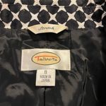 Talbots vintage black & white 3/4 sleeve 4 button shacket blazer cotton size 8. Photo 5