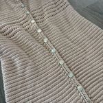 Olive & Oak NWT Beige Crochet Dress (S) Photo 3