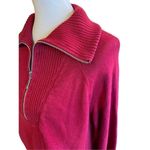 Eddie Bauer Red Half Zip Long Sleeve Sweater XL Photo 9