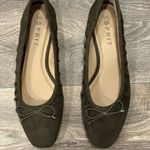Esprit  Narissa Faux Suede Olive Green Flats Size 8.5 Photo 4