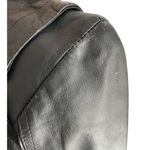 Mango MNG Moto Leather Biker Jacket in Black XSmall Small Photo 4